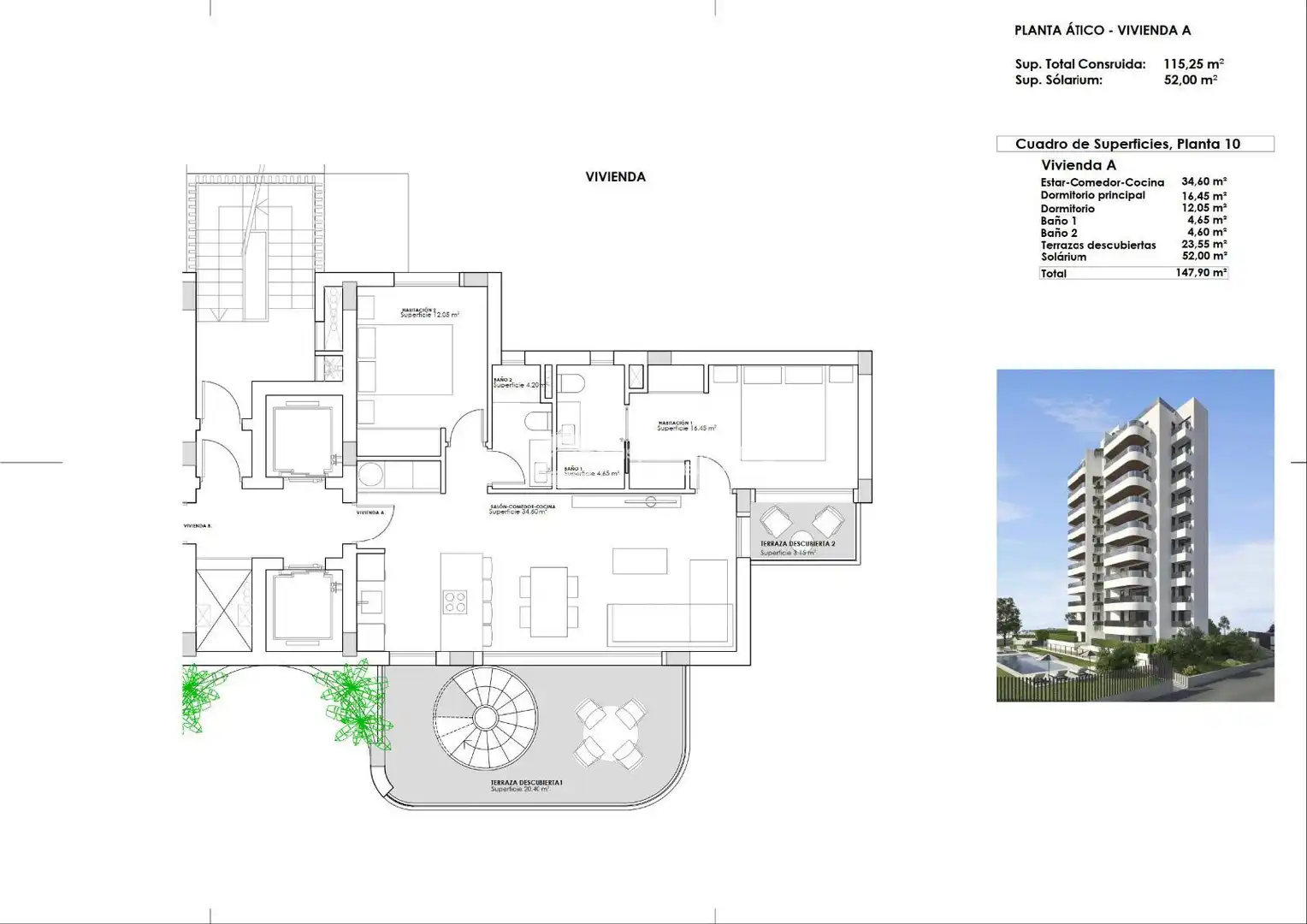 Apartamento en venta en Guardamar del Segura con Aire acondicionado, Calefacción y Terraza