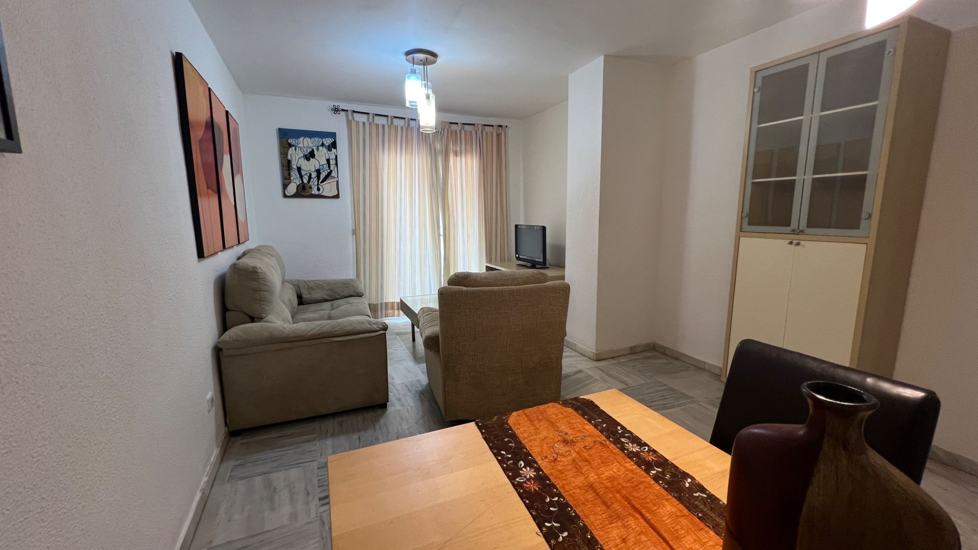 Sala d'estar de Pis en venda en Málaga Capital amb Aire condicionat, Terrassa i Traster