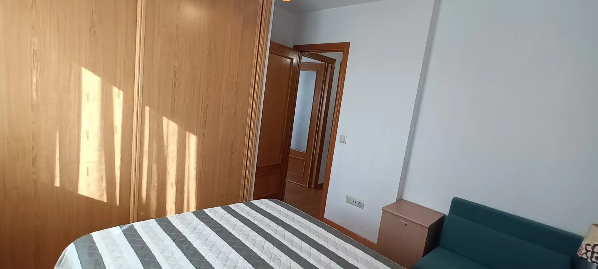 Dormitori de Apartament en venda en Palazuelos de Eresma amb Calefacció, Parquet i Terrassa