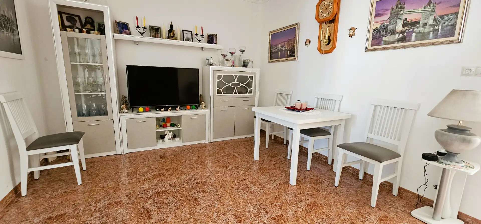 Sala d'estar de Casa o xalet en venda en Alhama de Murcia amb Aire condicionat, Terrassa i Traster