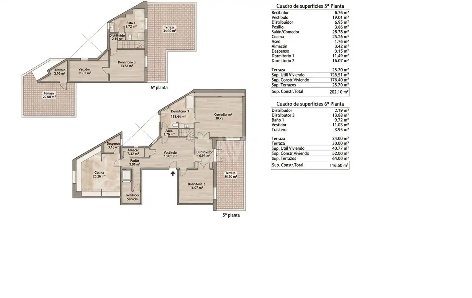 Penthouse with lift for sale in Avenida Diagonal, imagen 45