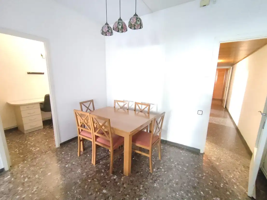 Esszimmer von Wohnung zur Miete in Barcelona mit Klimaanlage, Möbliert und Waschmaschine