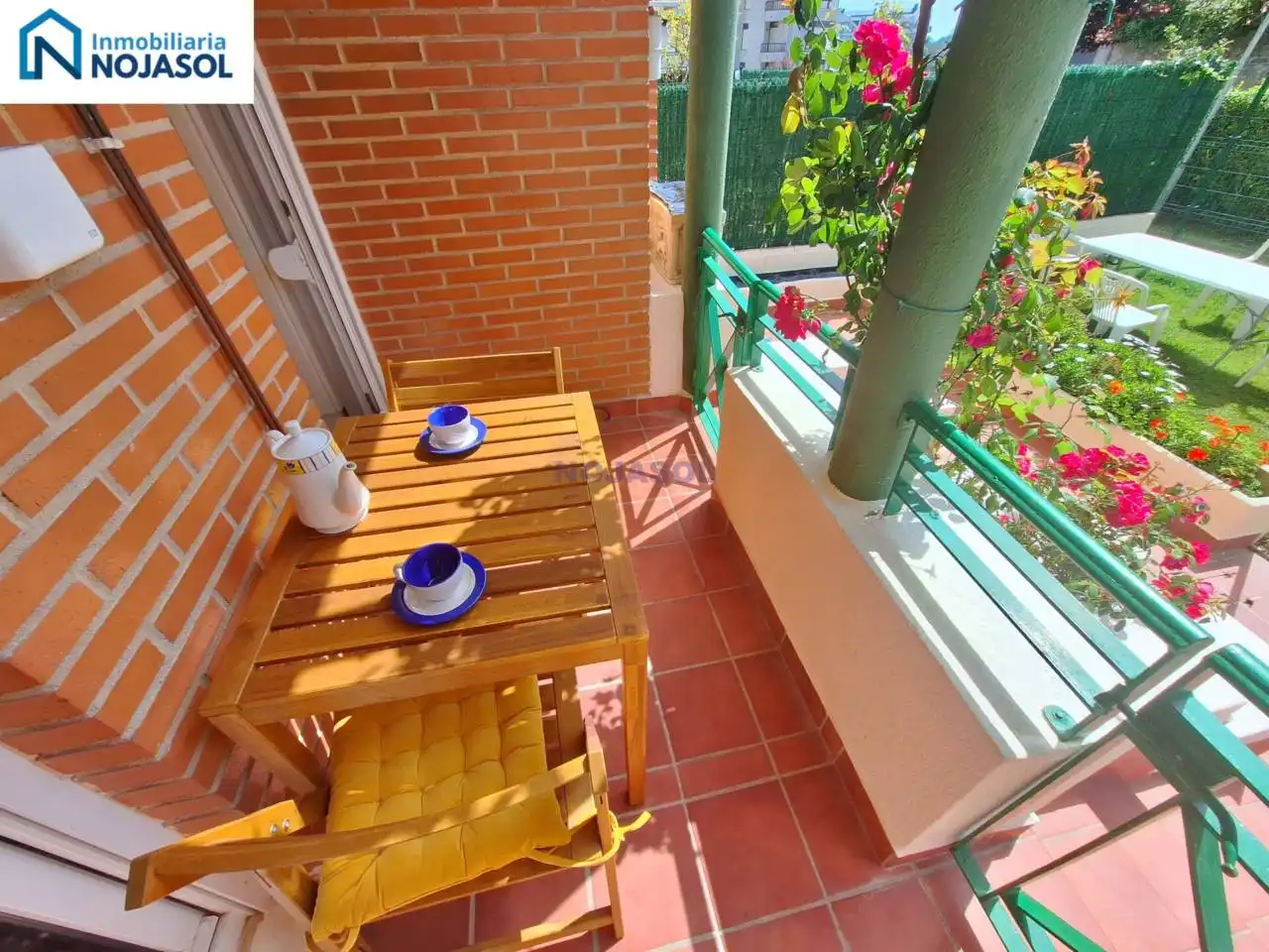 Balcony of Apartments for rent in Noja  with Heating, Private garden and Terrace
