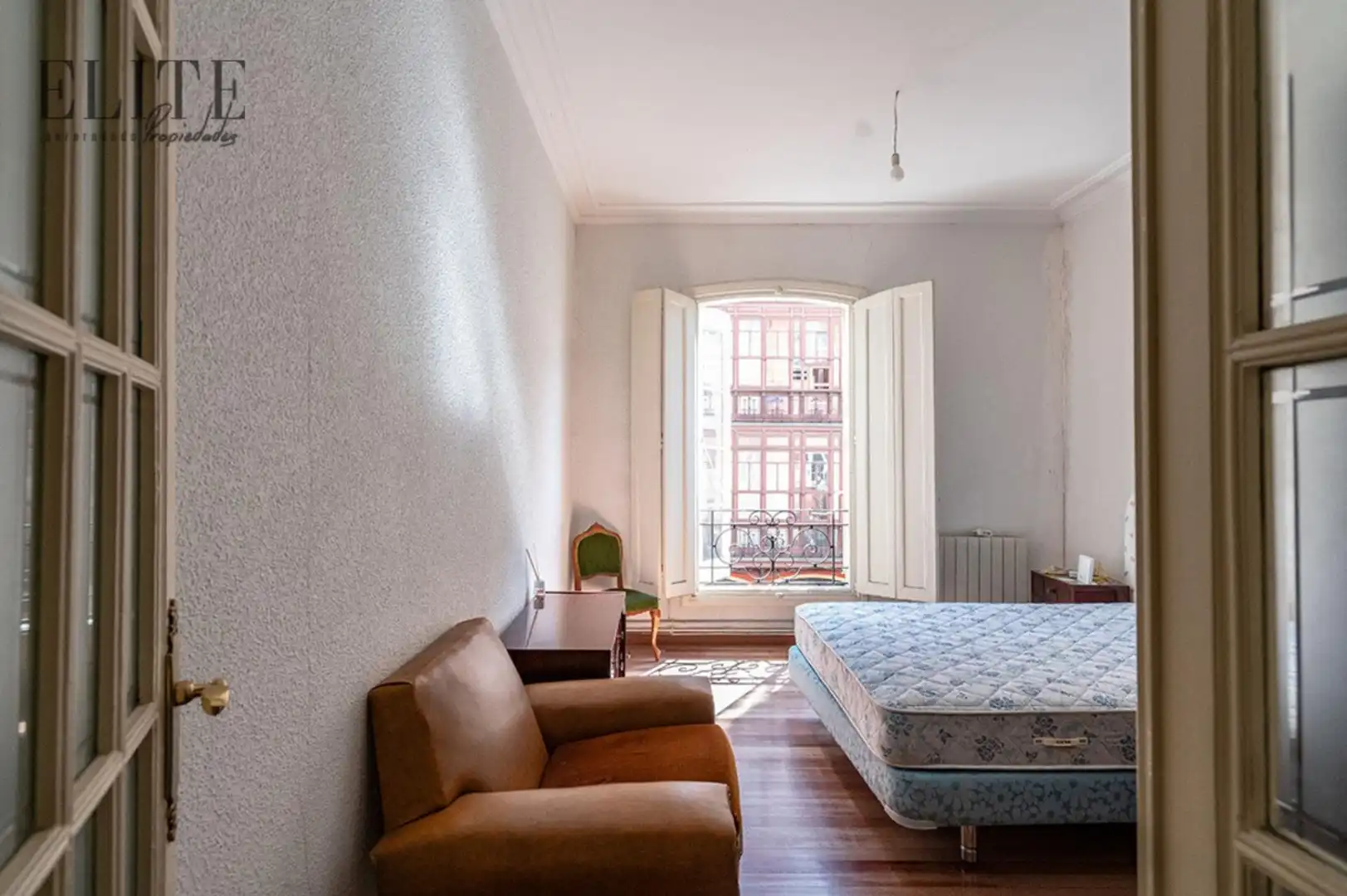 Bedroom of Flat for sale in Santander  with Heating, Parquet flooring and Terrace