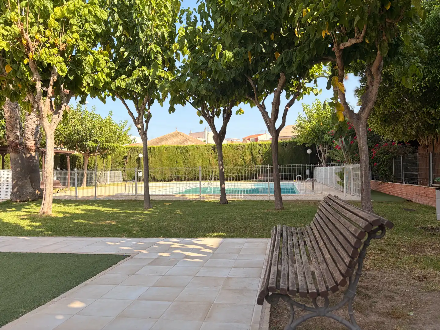 Piscina de Casa adosada en venda en Murcia amb Aire condicionat, Terrassa i Traster