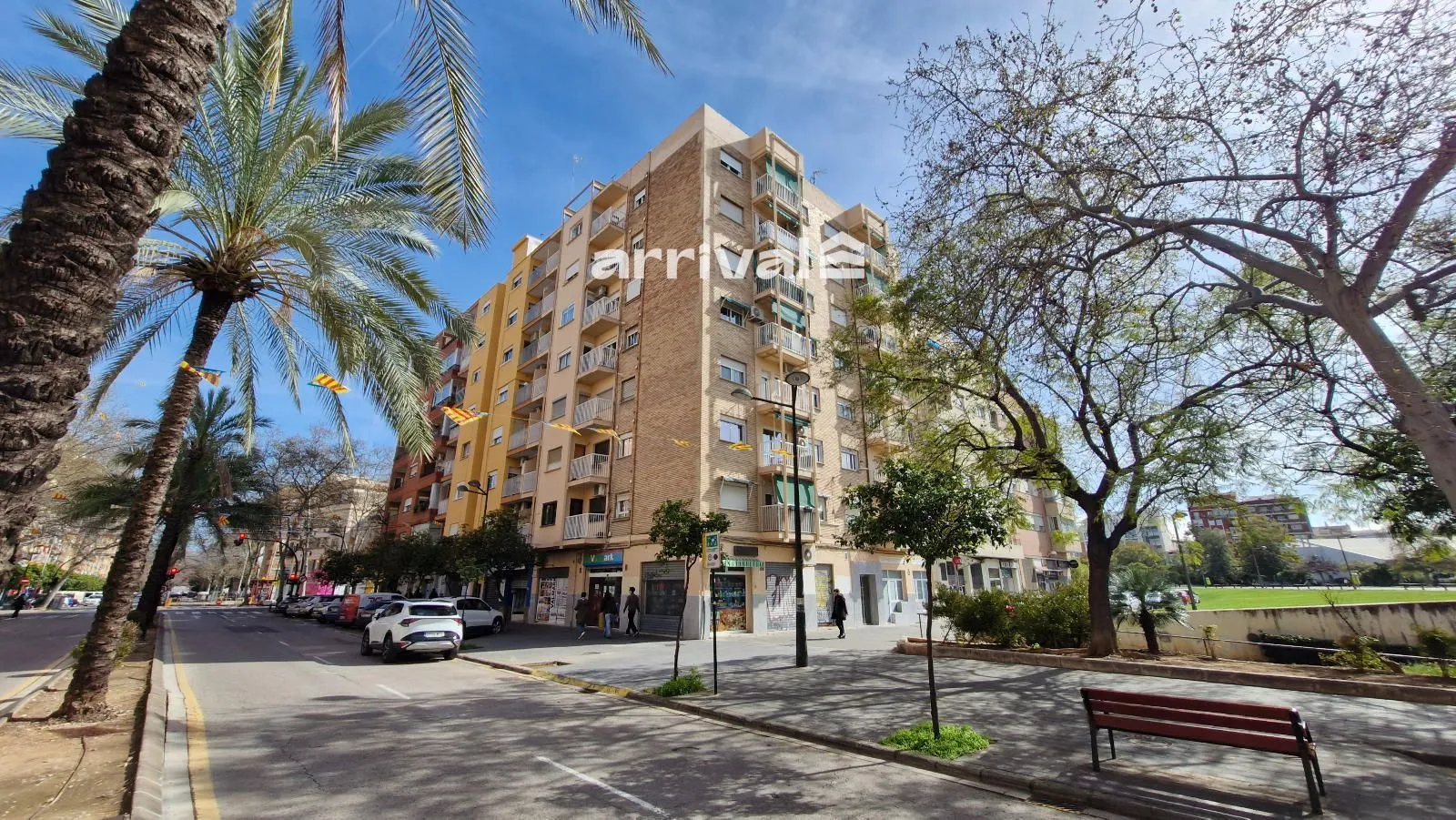Exterior view of Flat for sale in  Valencia Capital  with Terrace and Balcony
