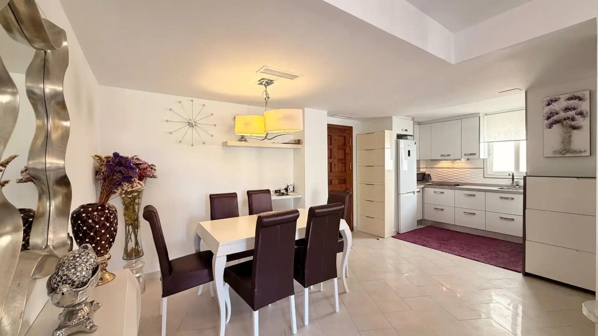 Comedor de Apartamento en venta en Torrevieja con Aire acondicionado, Terraza y Amueblado