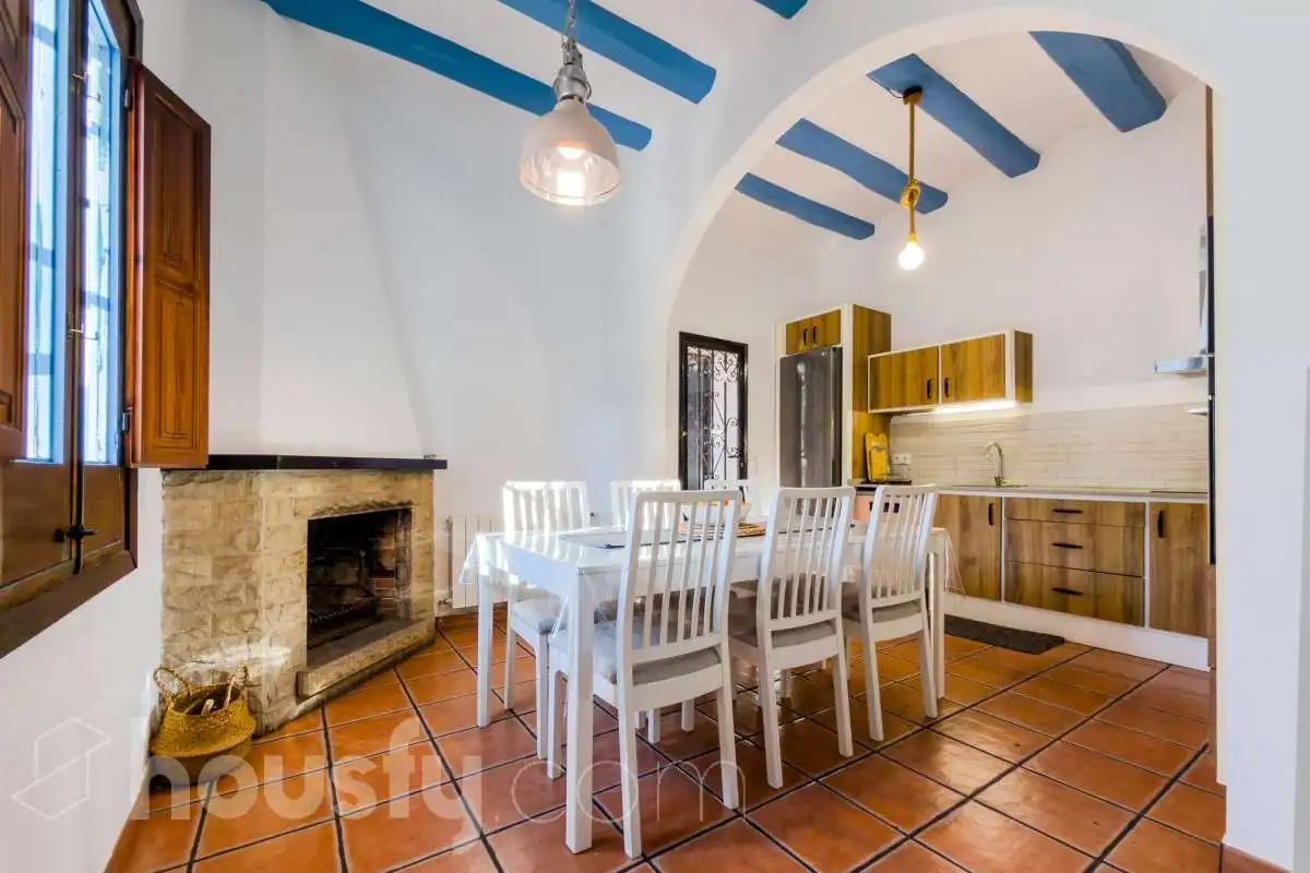 Comedor de Finca rústica en venta en Montgat con Calefacción, Jardín privado y Terraza