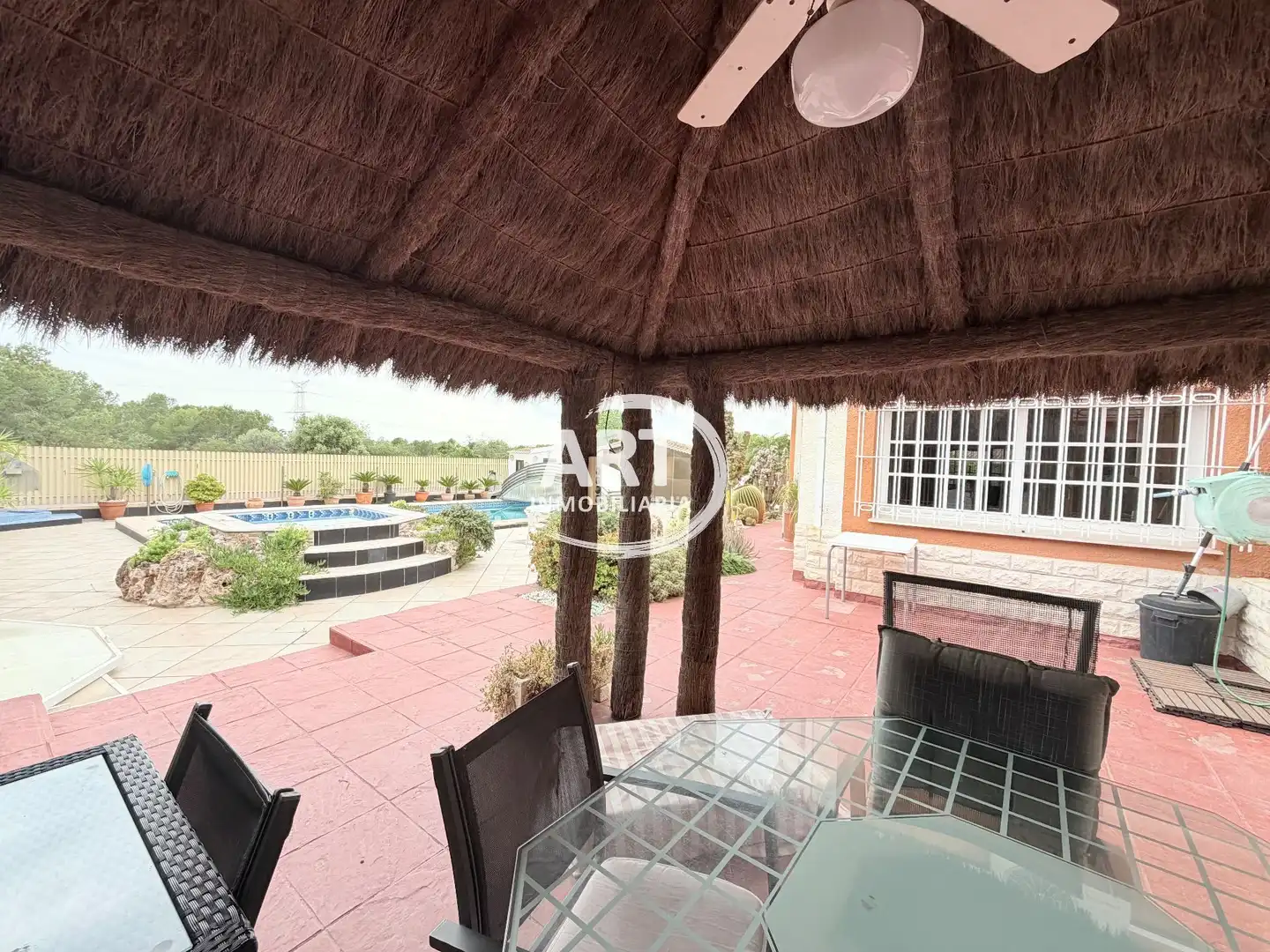 Terrace of Houses for sale in San Antonio de Benagéber  with Air Conditioner, Heating and Private garden