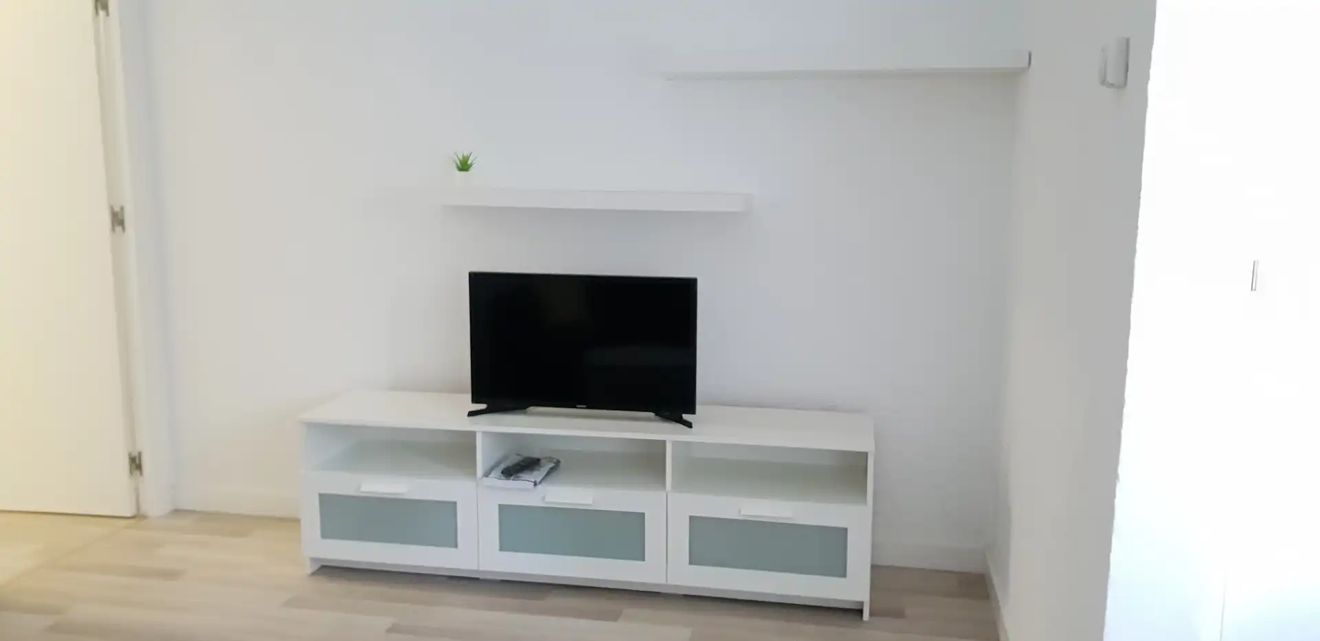 Sala de estar de Piso para compartir en Lleida con Parquet, Amueblado y Internet