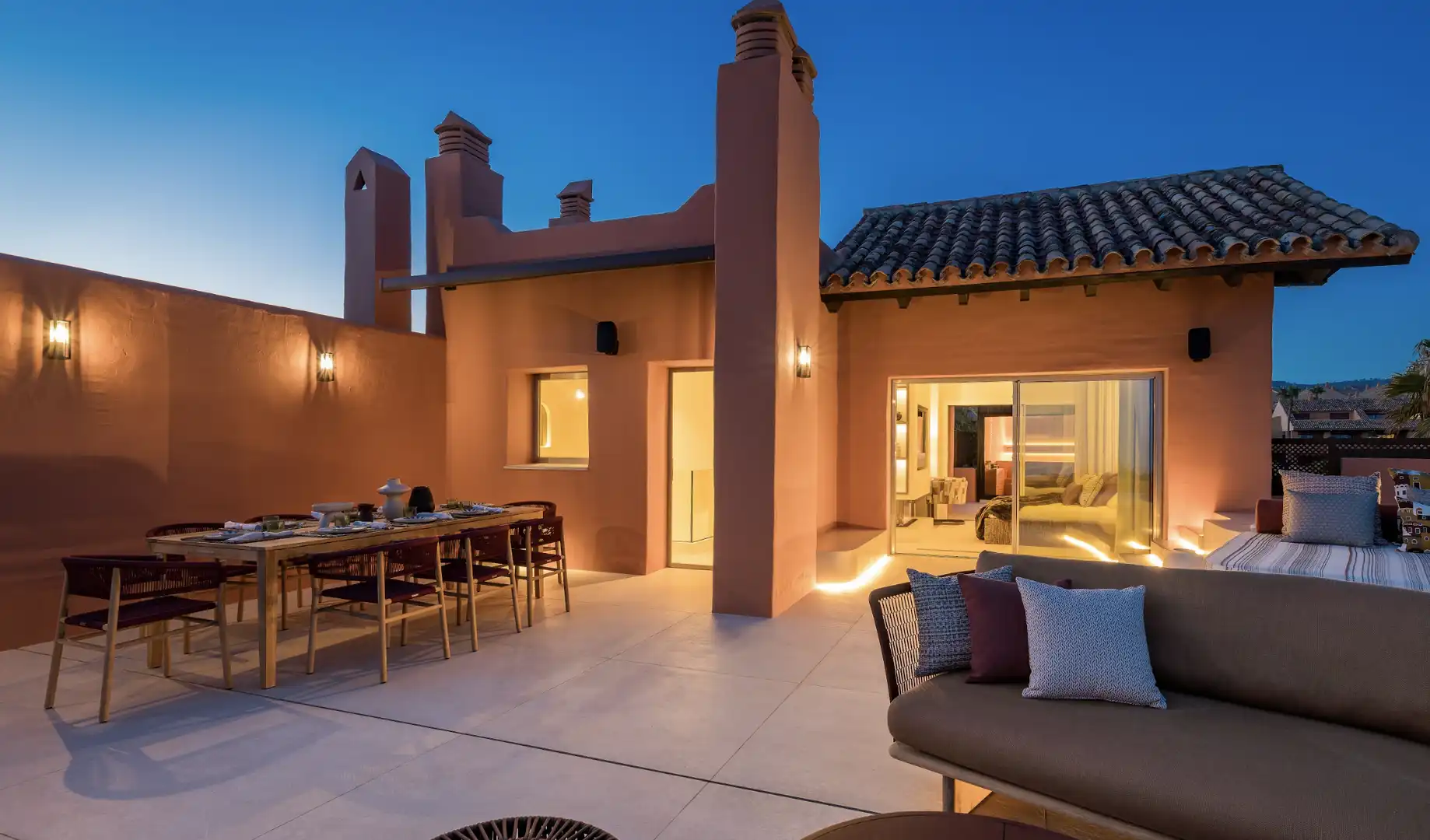 Terraza de Ático en venta en Marbella con Aire acondicionado, Calefacción y Terraza