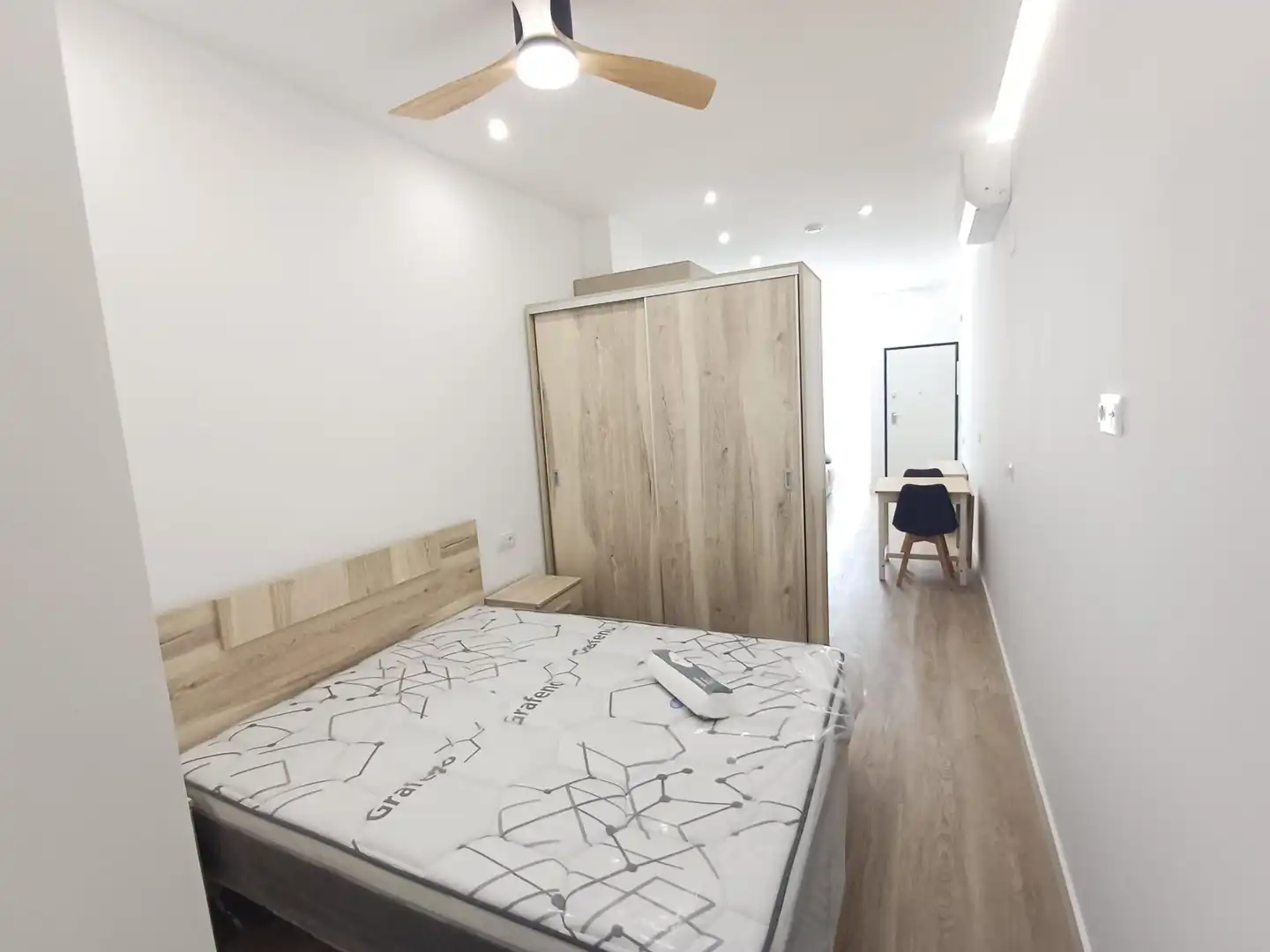 Schlafzimmer von Loft zur Miete in Murcia mit Klimaanlage und Möbliert