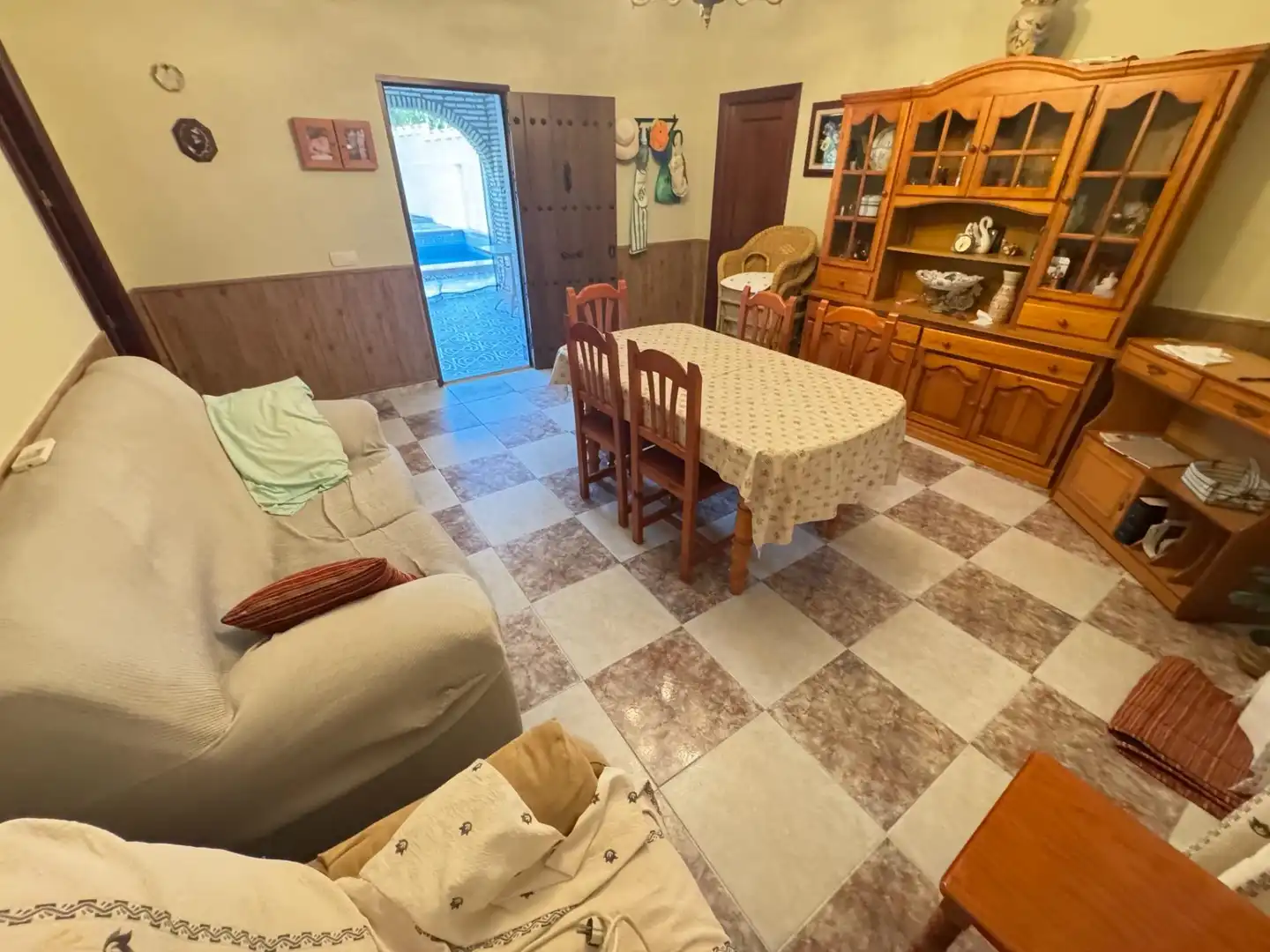 Sala de estar de Finca rústica en venta en Dos Hermanas