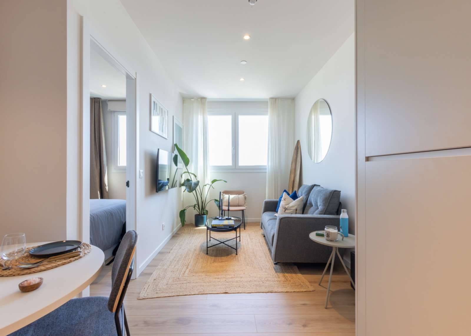 Bedroom of Apartment to share in Alcobendas  with Air Conditioner and Terrace