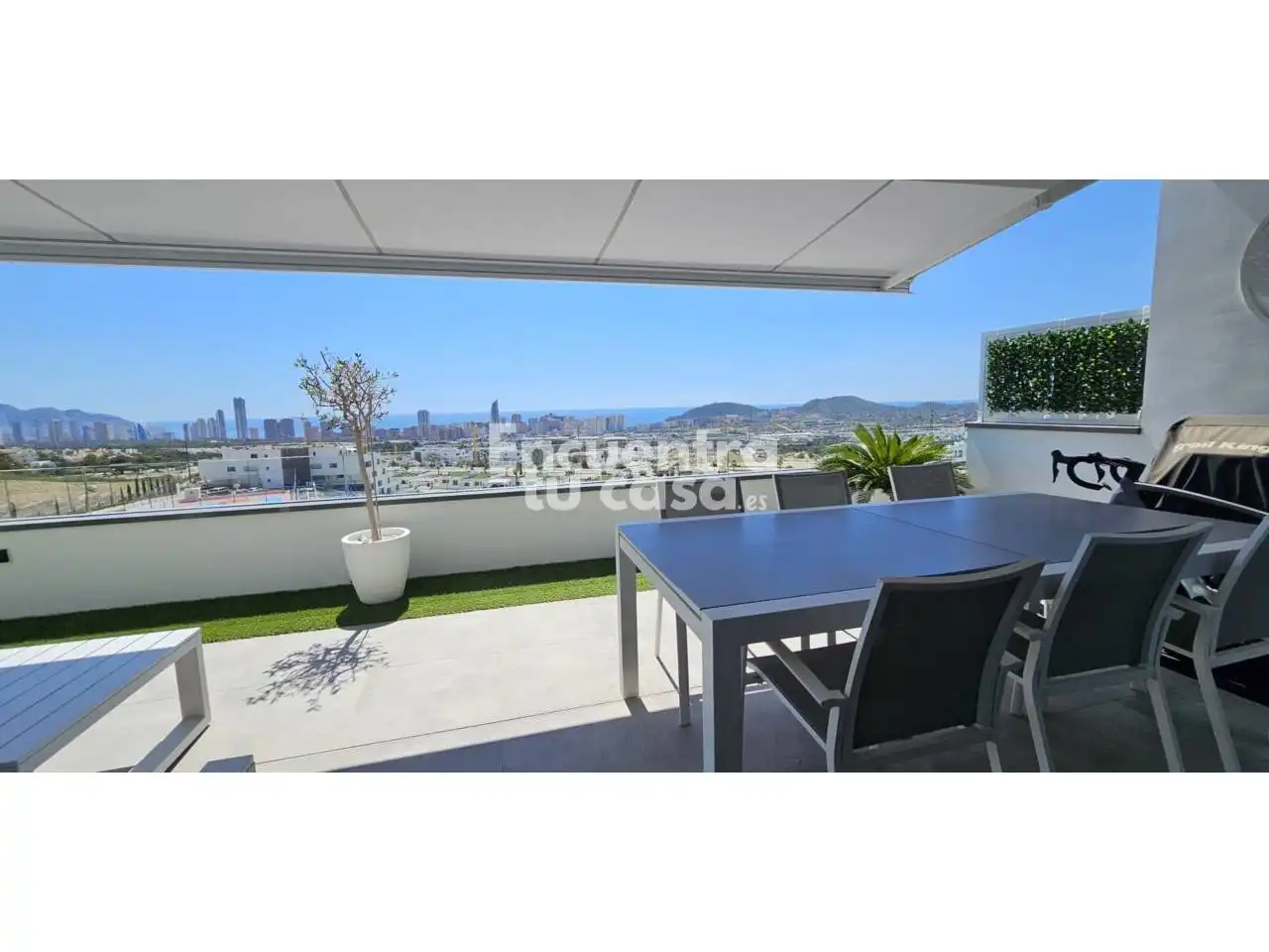 Terrace of Attic for rent in Finestrat  with Air Conditioner, Heating and Terrace
