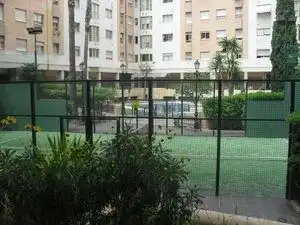 Vista exterior de Pis de lloguer en Sevilla amb Aire condicionat, Jardí privat i Moblat