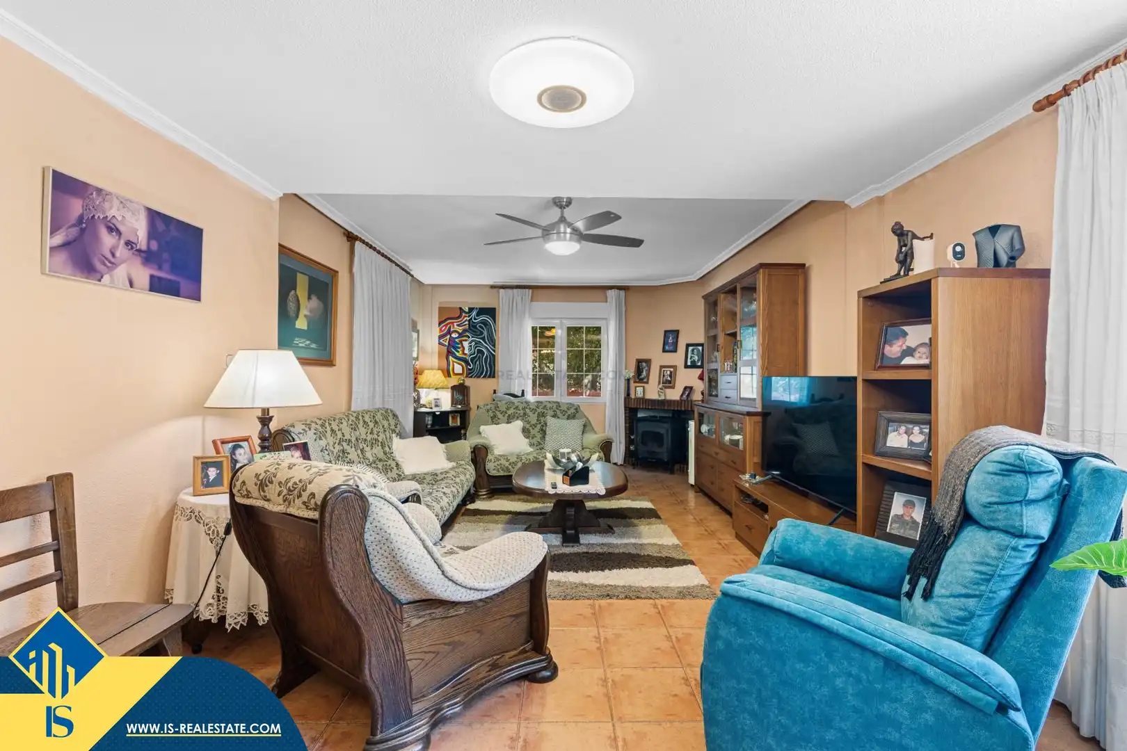 Sala d'estar de Casa o xalet en venda en Elche / Elx amb Terrassa i Moblat