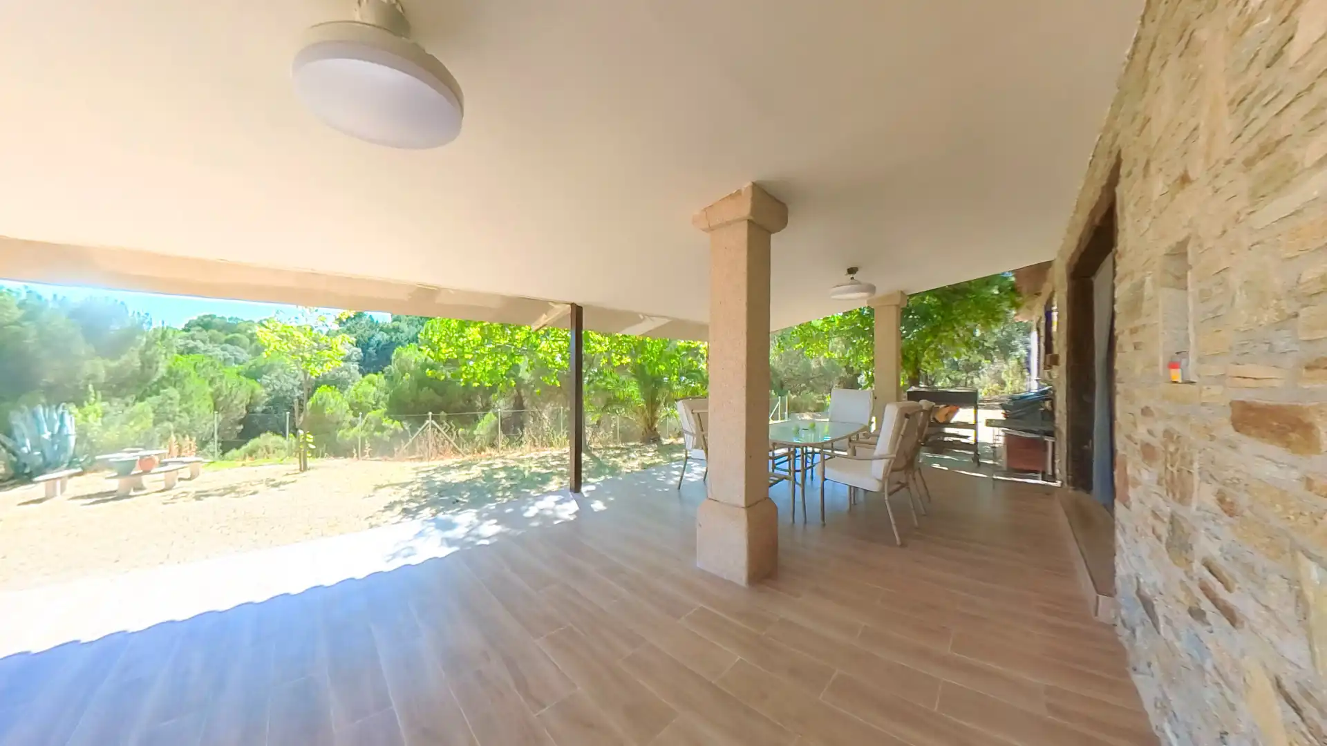 Terrassa de Casa o xalet en venda en Galapagar amb Aire condicionat, Jardí privat i Forn