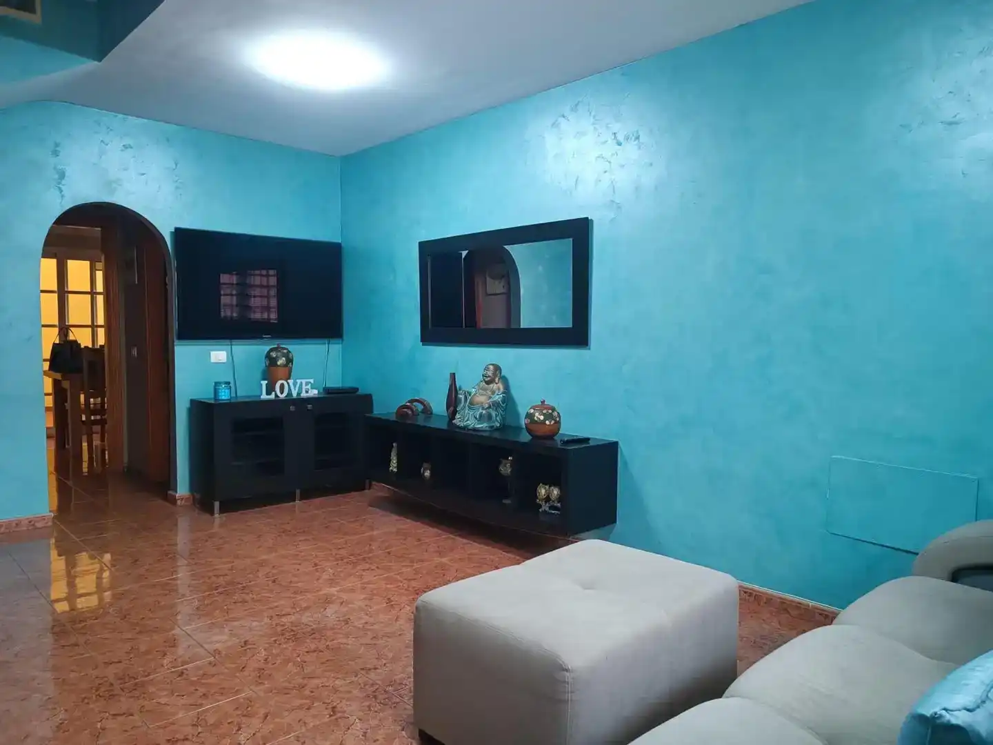 Sala de estar de Casa adosada para compartir en El Sauzal, Santa Cruz de Tenerife