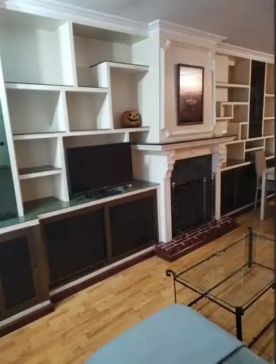 Sala de estar de Piso en venta en Gijón  con Calefacción, Parquet y Trastero