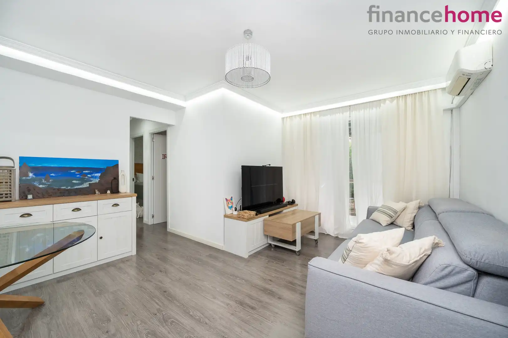 Living room of Flat for sale in Móstoles  with Air Conditioner, Heating and Terrace