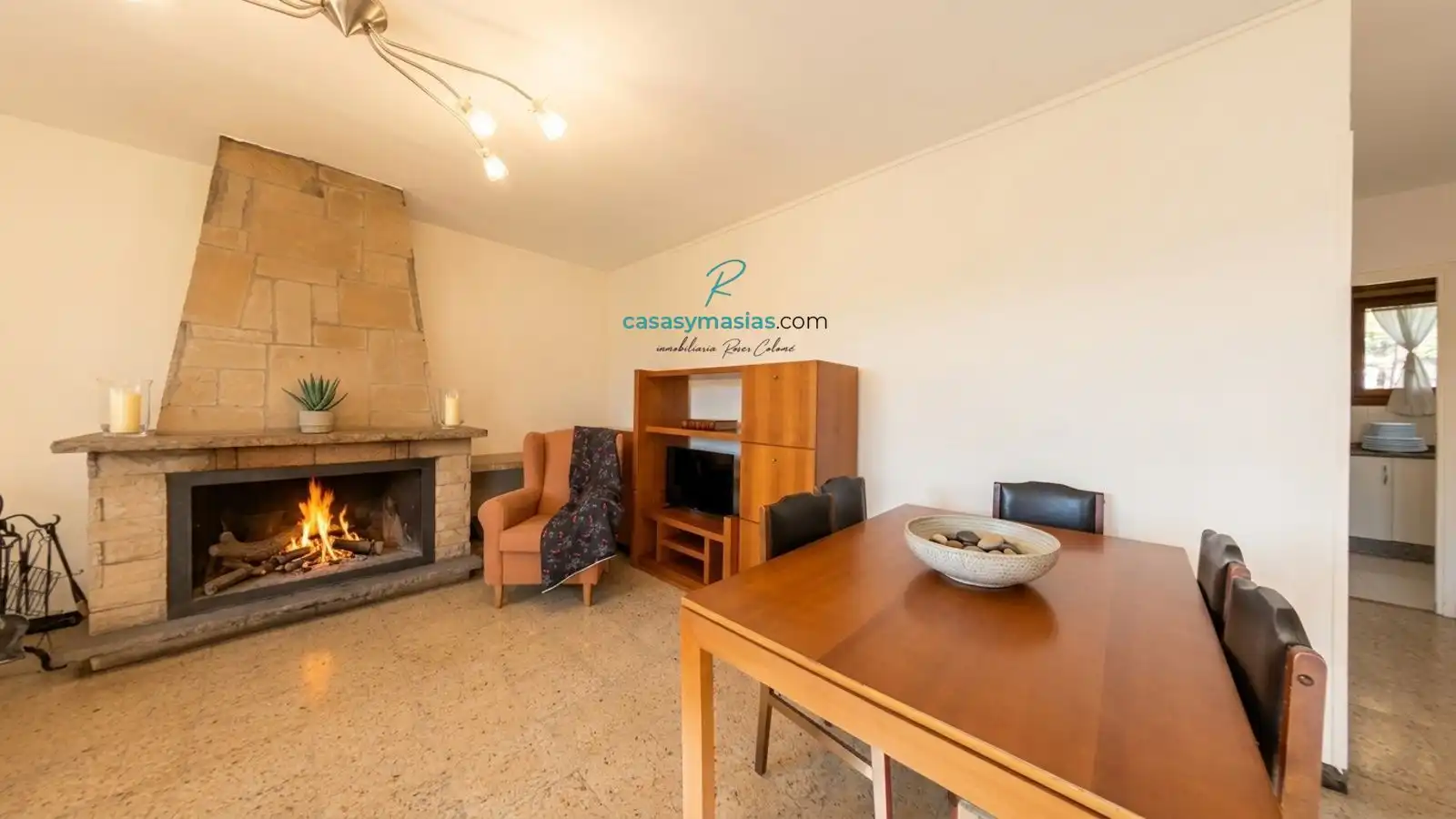 Comedor de Finca rústica en venta en Santa Margarida de Montbui con Calefacción, Jardín privado y Terraza
