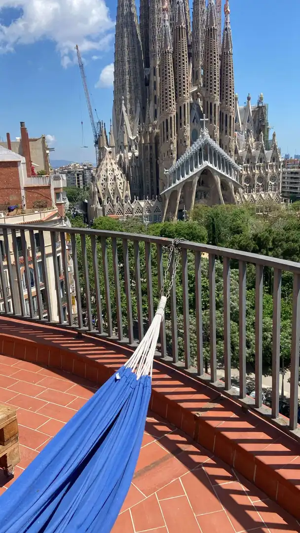 Terraza de Apartamento para compartir en Barcelona con Aire acondicionado, Calefacción y Terraza