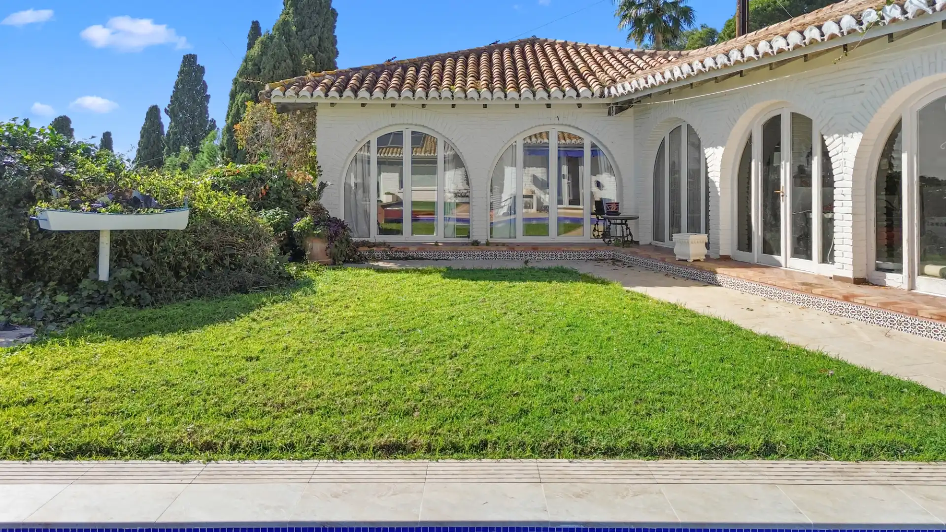 Jardín de Casa o chalet en venta en Benalmádena con Aire acondicionado, Jardín privado y Terraza