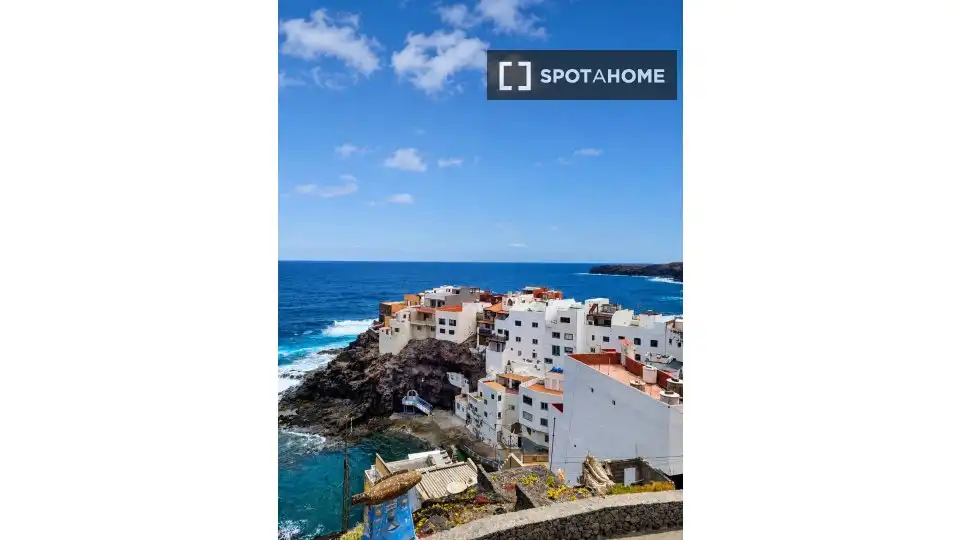 Vista exterior de Pis per a compartir en Santa María de Guía de Gran Canaria amb Aire condicionat, Calefacció i Moblat