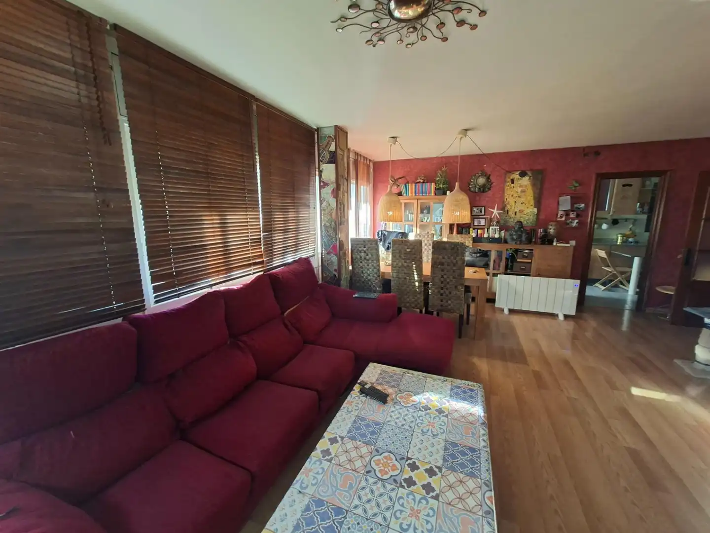 Sala d'estar de Pis en venda en Vilafranca del Penedès amb Calefacció, Parquet i Terrassa