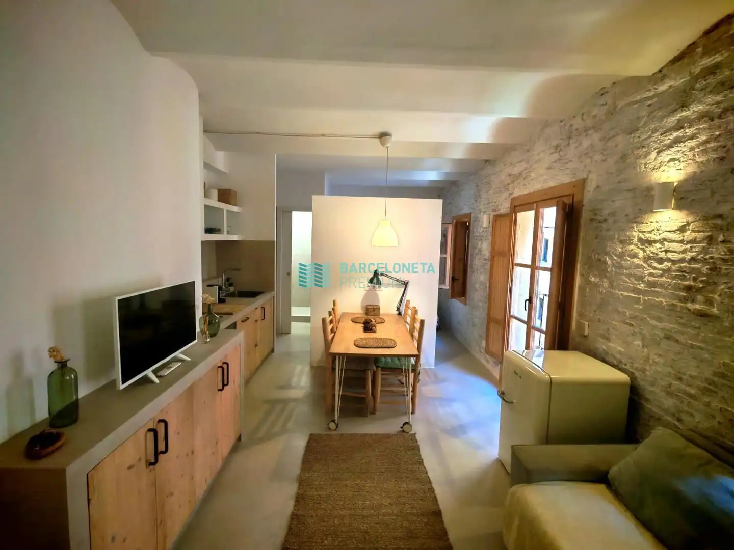 Küche von Wohnung zur Miete in Barcelona mit Möbliert und Alarm
