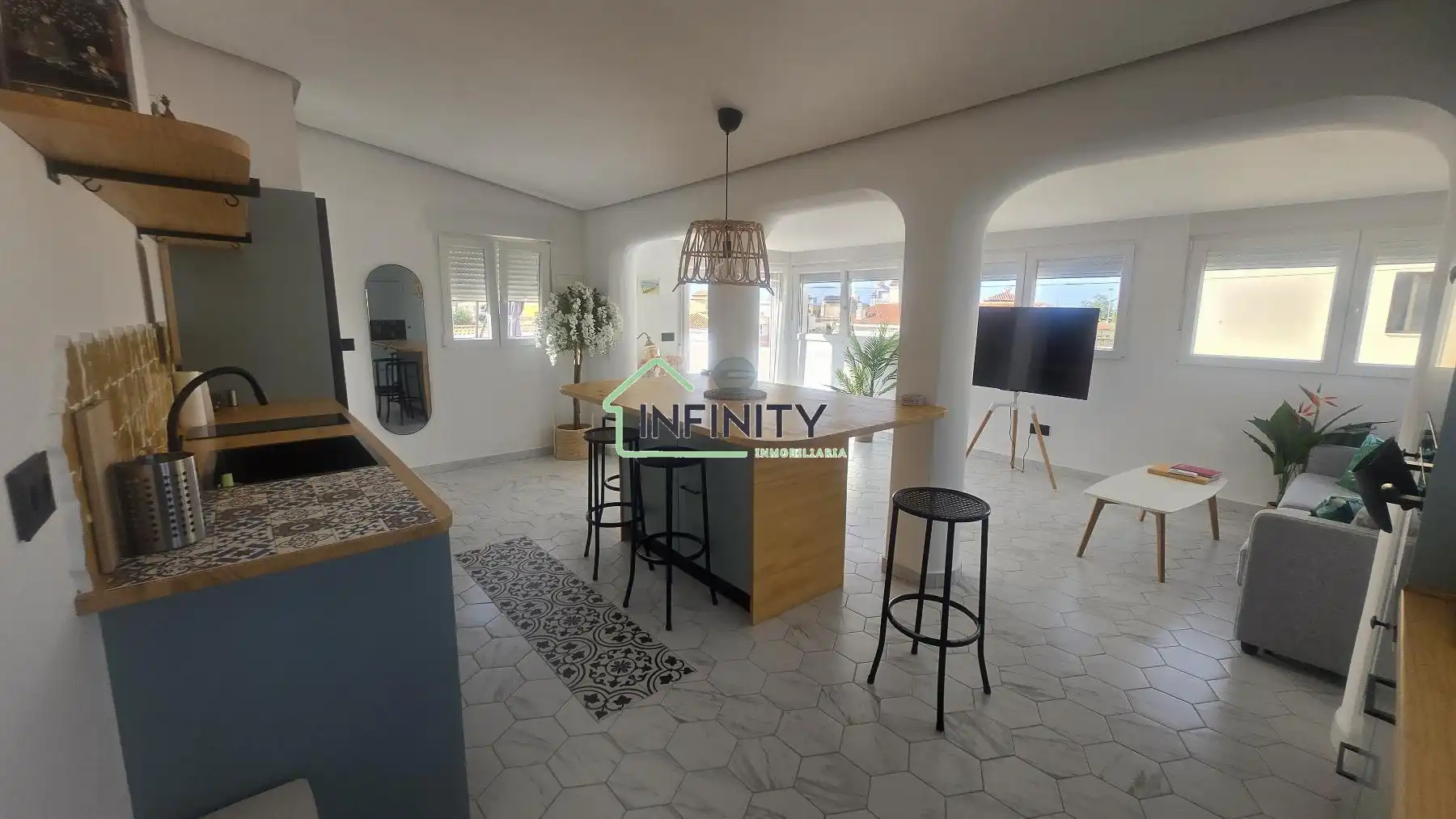 Kitchen of Houses for sale in Oliva  with Air Conditioner, Heating and Terrace
