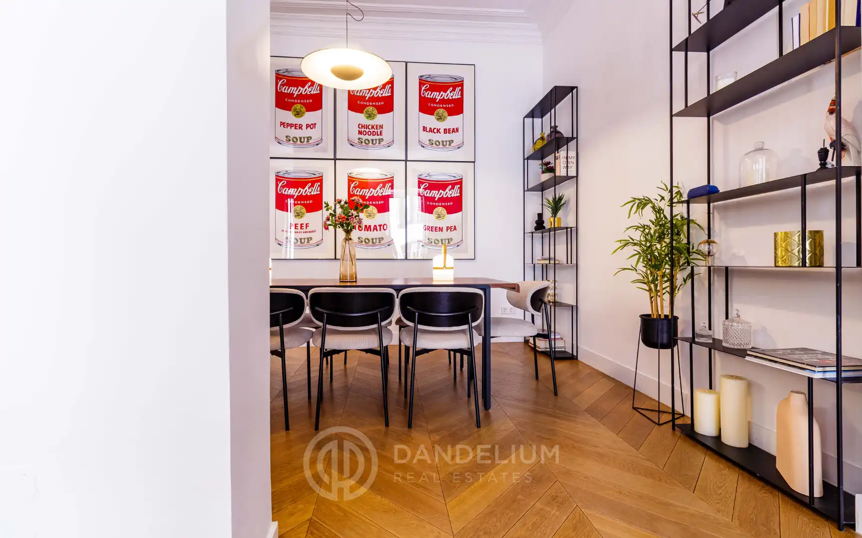 Comedor de Piso de alquiler en Madrid con Aire acondicionado, Calefacción y Parquet