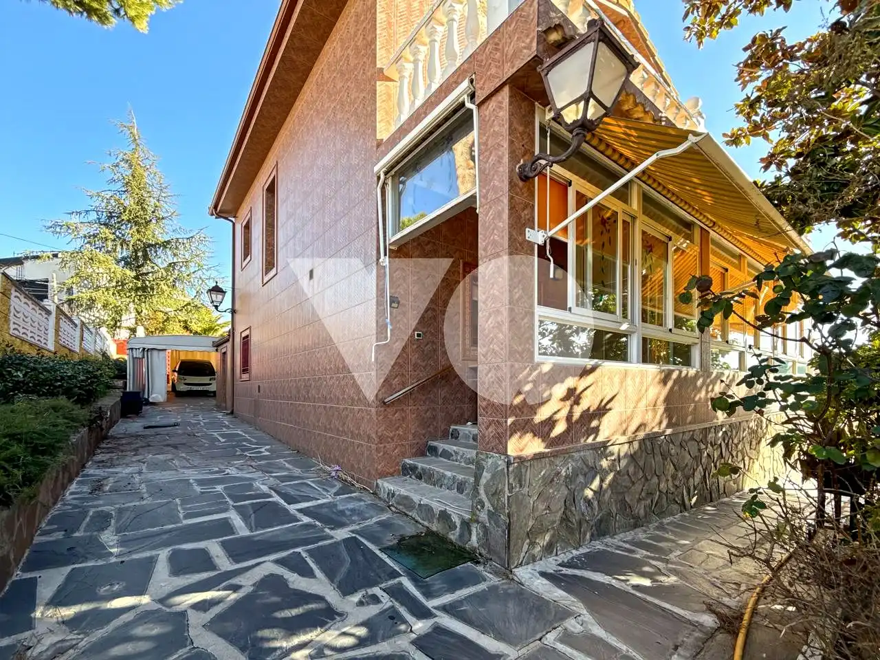 Vista exterior de Casa o chalet en venta en Ribatejada con Jardín privado, Terraza y Piscina