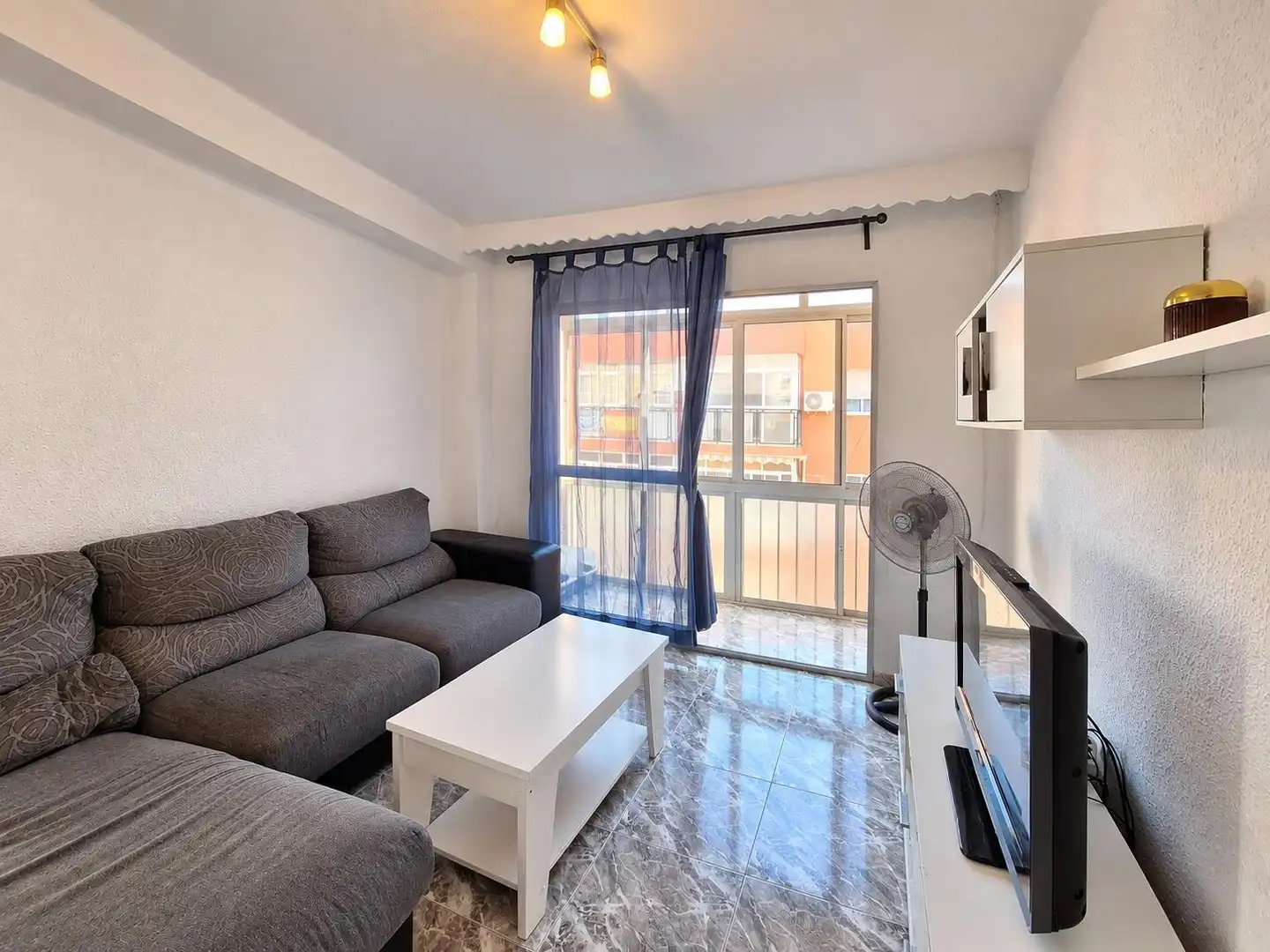 Sala de estar de Piso en venta en Málaga