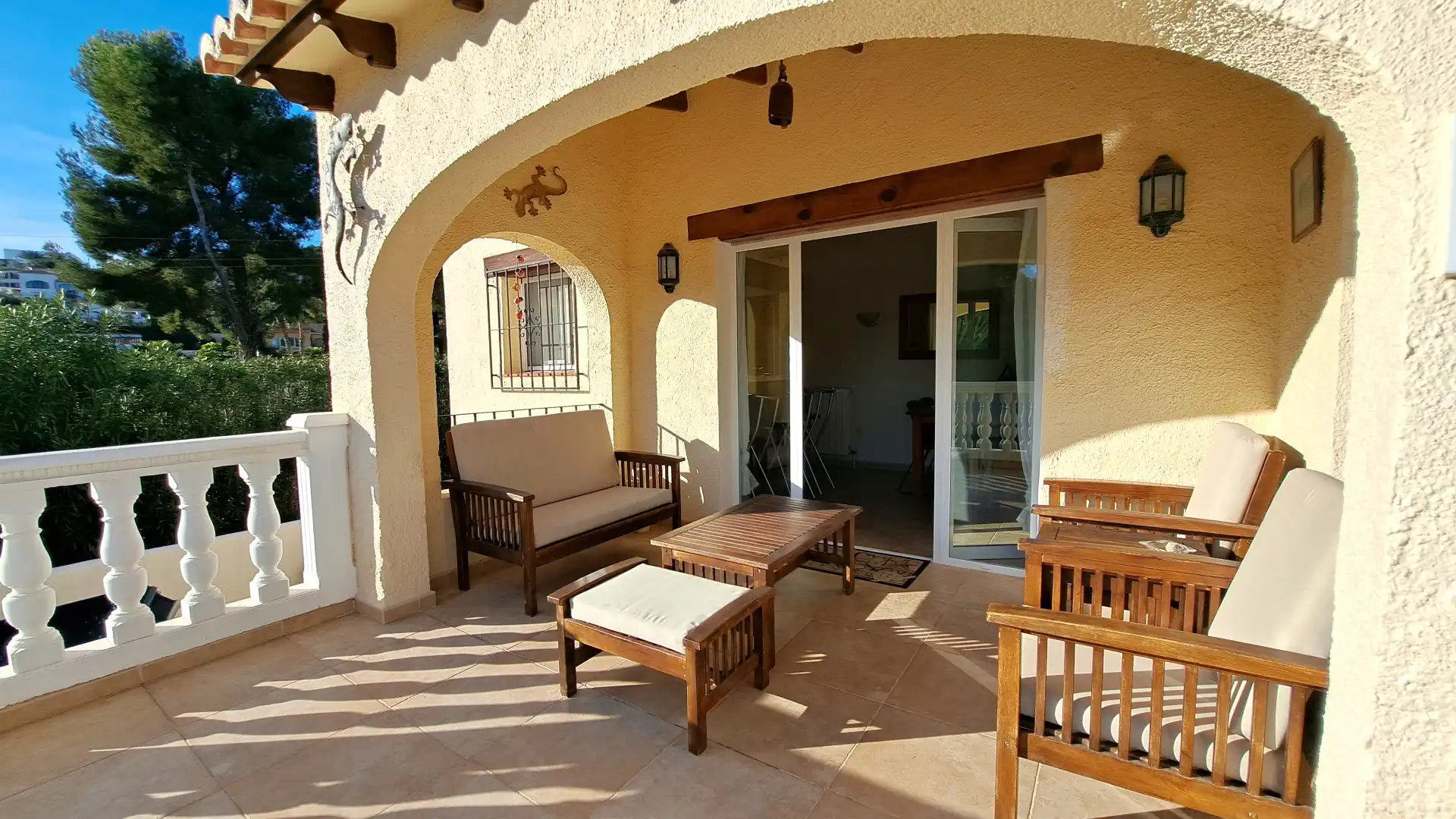 Terrassa de Casa o xalet en venda en Benissa amb Aire condicionat, Calefacció i Jardí privat