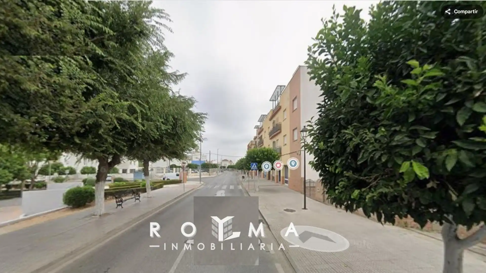 Vista exterior de Casa adosada en venda en La Algaba