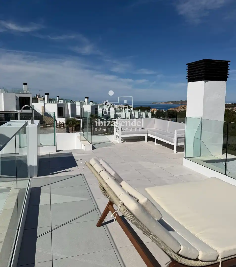 Terrassa de Casa o xalet de lloguer en Sant Josep de sa Talaia amb Aire condicionat, Piscina i Moblat