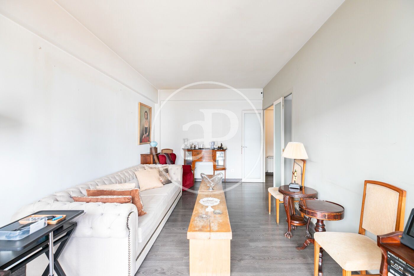 Sala d'estar de Pis en venda en  Barcelona Capital amb Aire condicionat i Calefacció