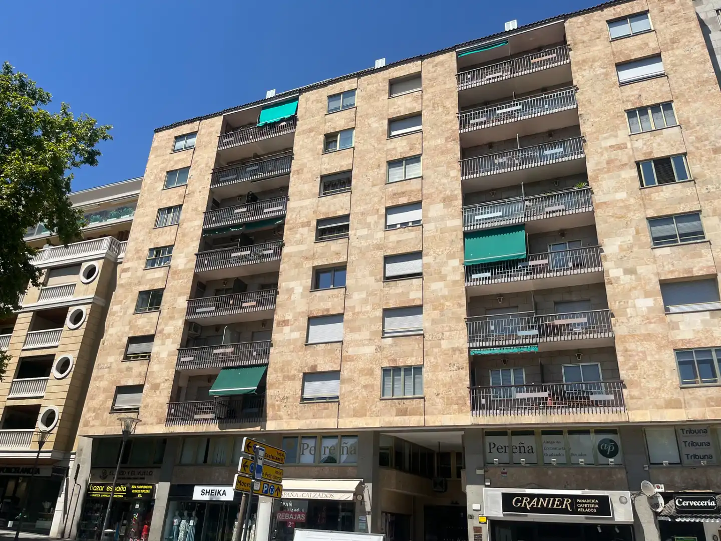 Exterior view of Flat for sale in Salamanca  with Heating, Parquet flooring and Furnished