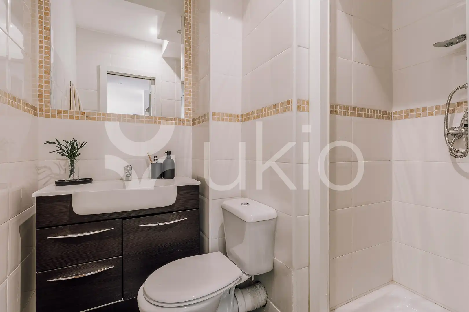 Baño de Apartamento de alquiler en Madrid con Aire acondicionado, Calefacción y Amueblado