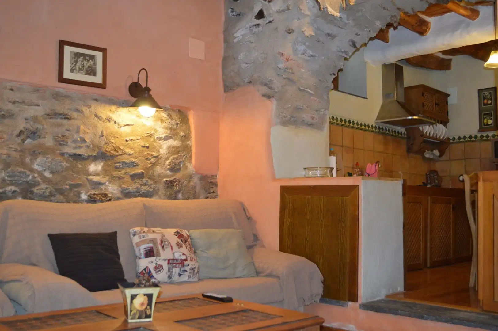Living room of Flat for sale in Sorvilán  with Heating, Parquet flooring and Furnished