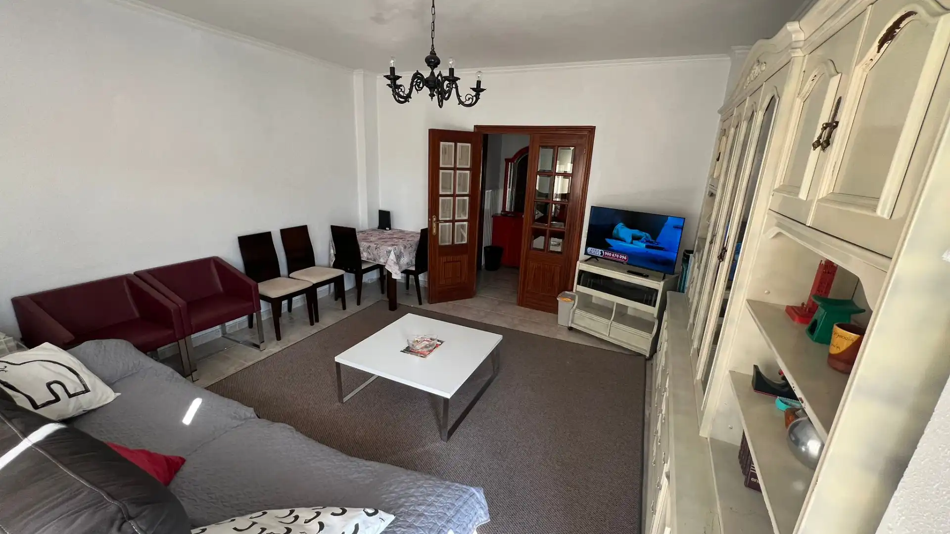 Sala de estar de Piso en venta en Cuntis con Amueblado