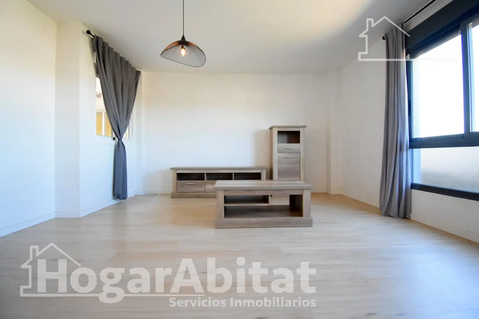 Living room of Attic for sale in Pedreguer  with Air Conditioner, Parquet flooring and Terrace
