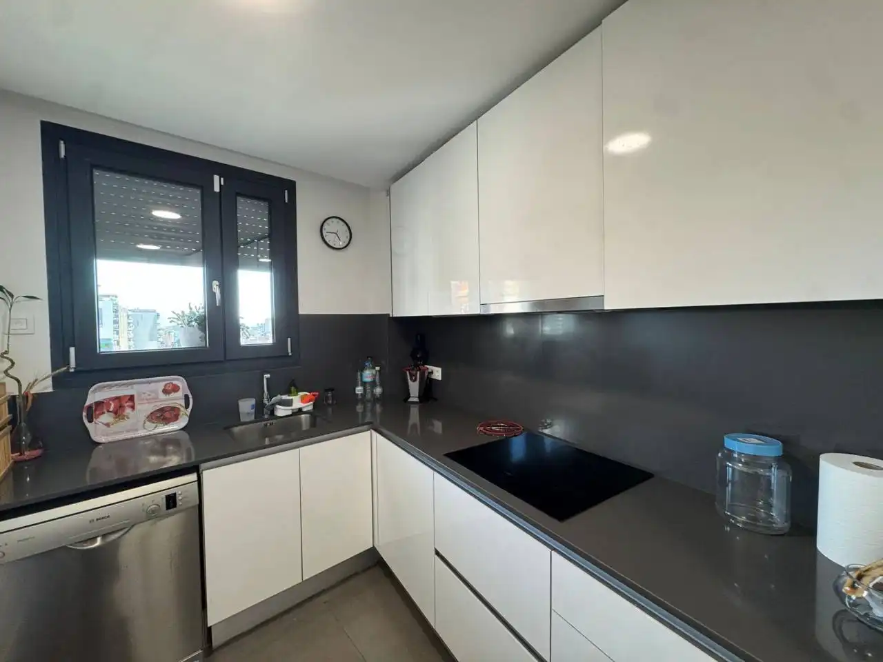 Küche von Wohnung zum Verkauf in Granollers mit Klimaanlage, Heizung und Parkett