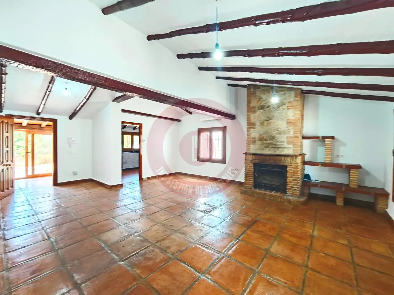 Living room of Houses for sale in Viñuela  with Private garden, Terrace and Swimming Pool