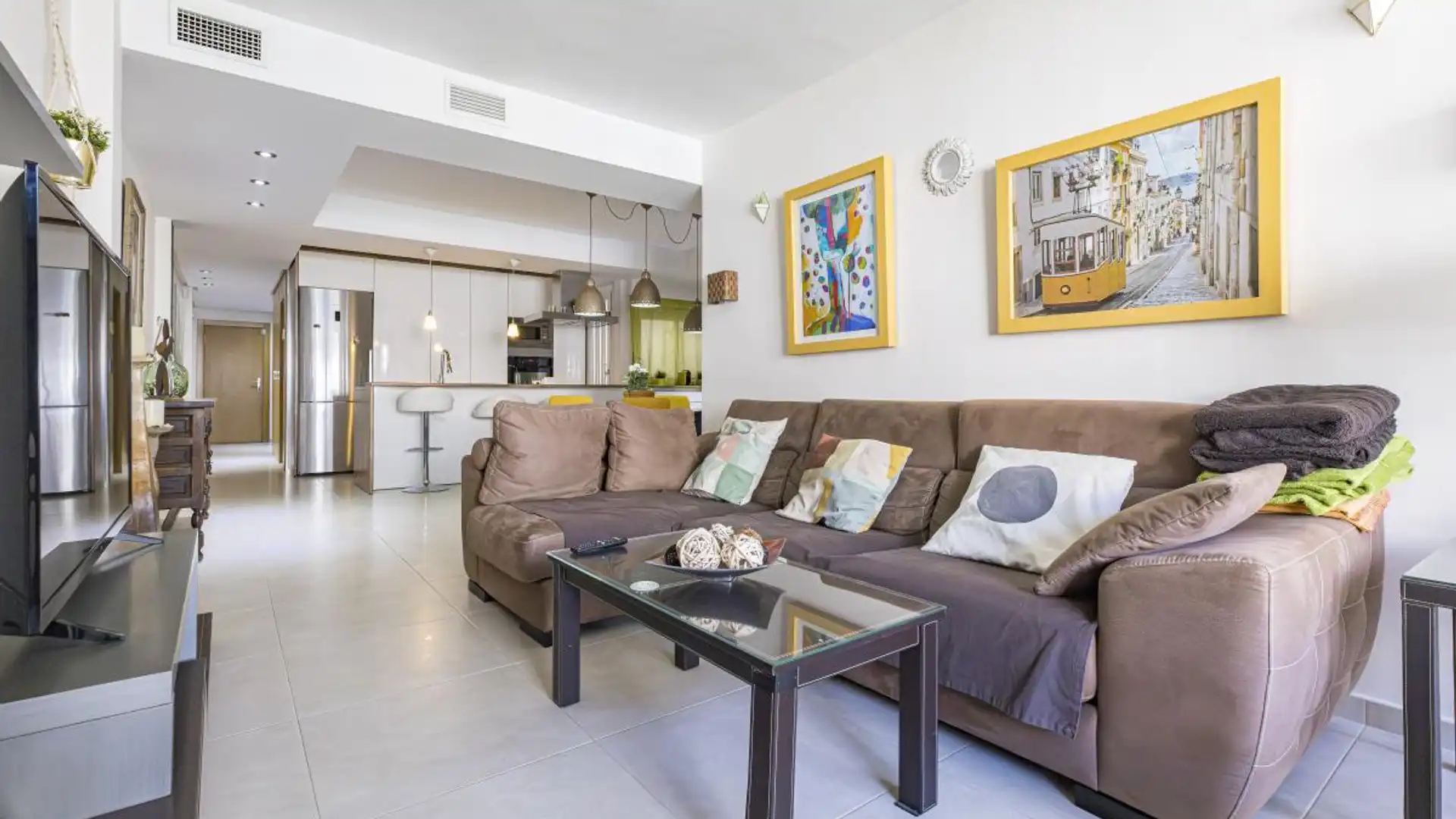 Sala de estar de Piso en venta en Lorquí con Aire acondicionado, Calefacción y Trastero