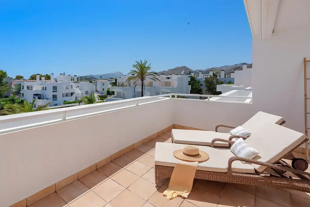 Terrace of Detached homes for sale in Pollença  with Air Conditioner, Private garden and Terrace