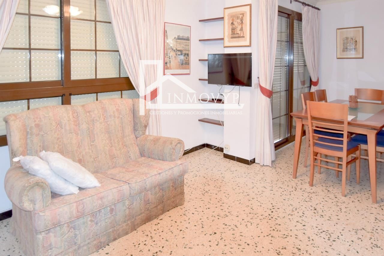 Living room of Flat for sale in Inca  with Heating, Terrace and Furnished