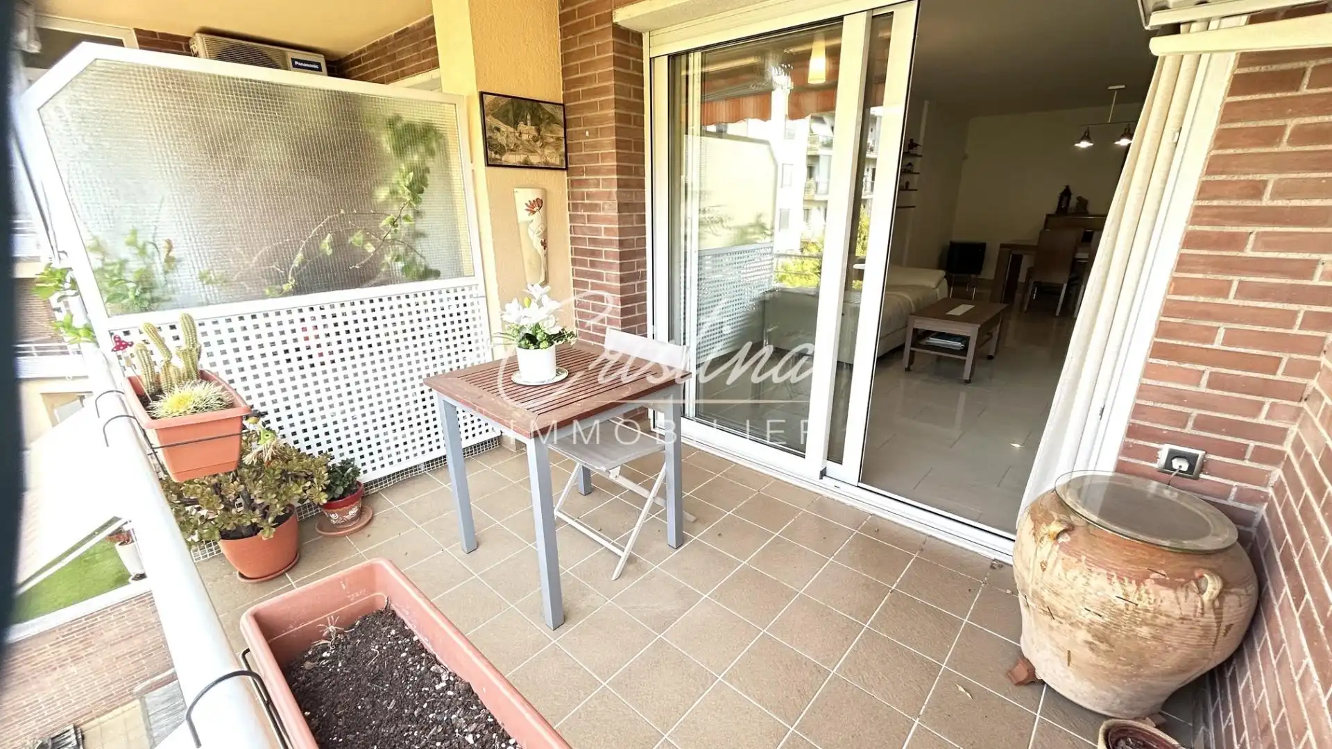 Terrasse von Wohnungen zum Verkauf in Girona mit Heizung, Terrasse und Alarm
